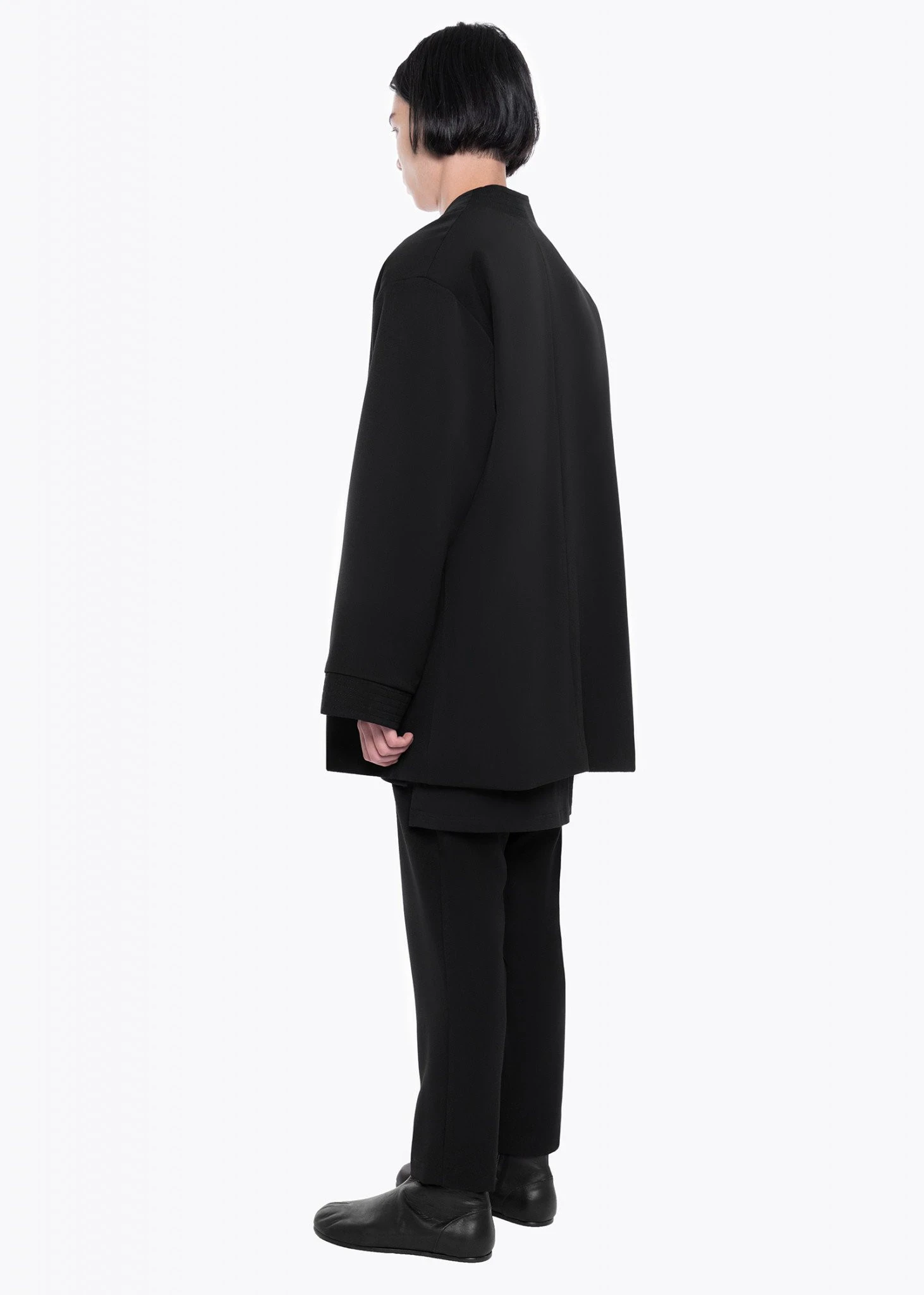 mando kimono jacket 黒 JAPAN KIMONO JACKET. BLACK